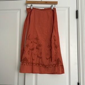Wrap Midi Skirt